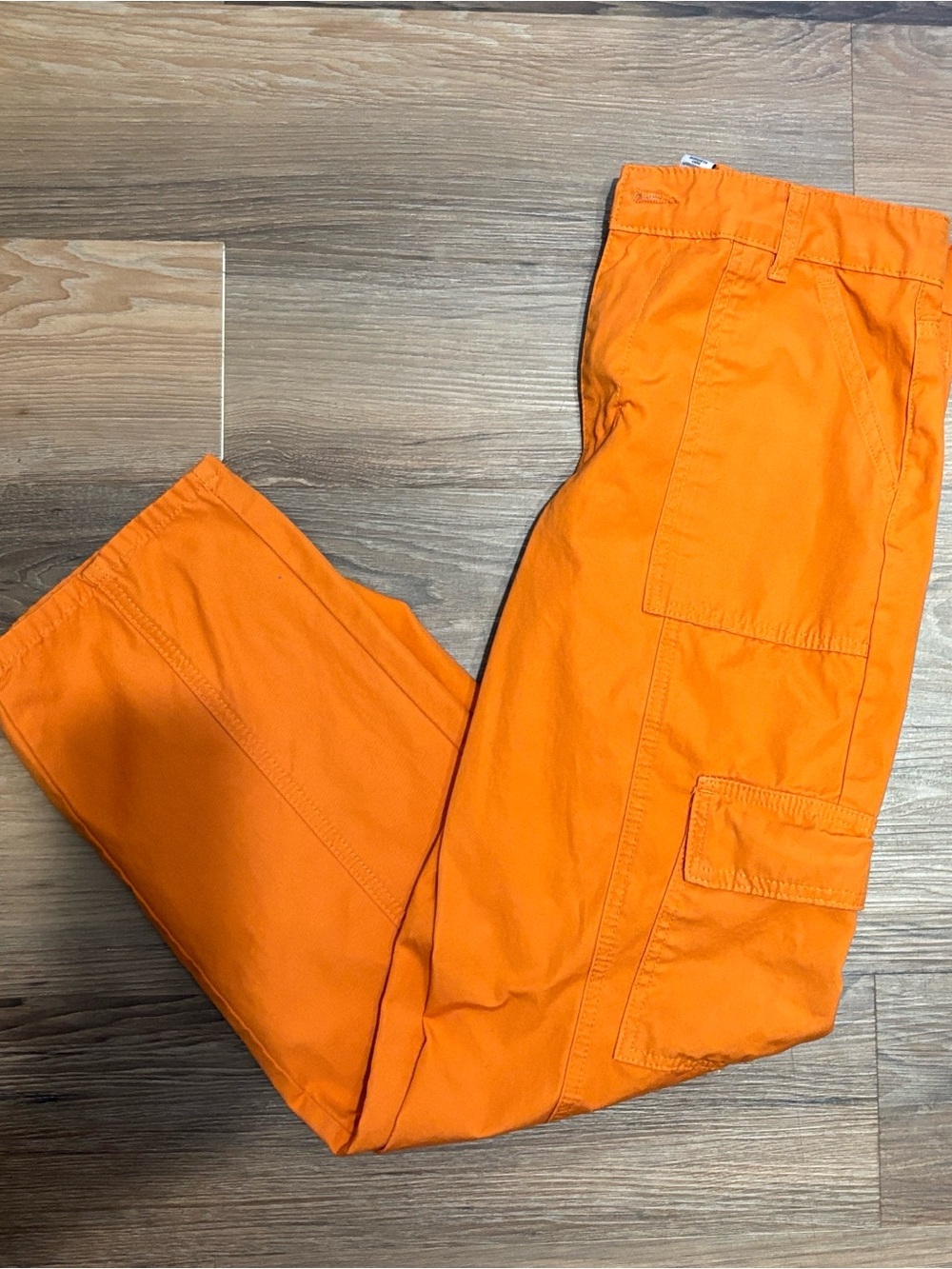 Women’s Orange Cargo Pants